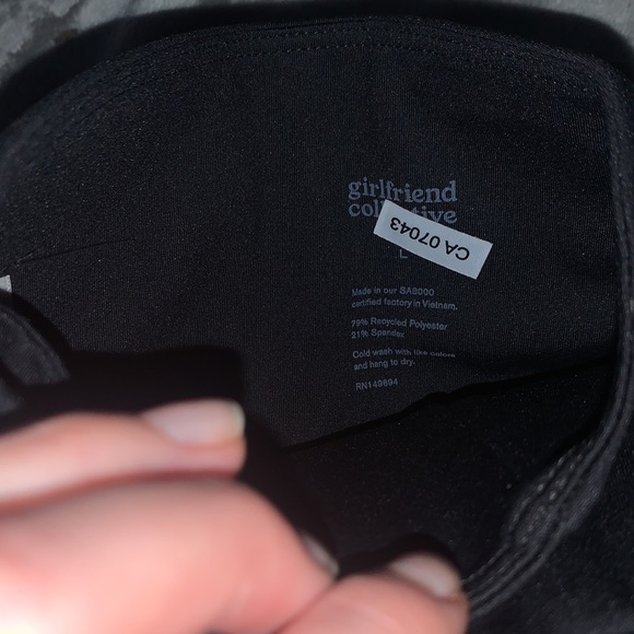 Girlfriend Collective | Black Compressive High Rise legging - Picture 4 of 7